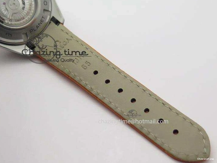 0313 Reliable Planet Ocean Professional SS V6F 37mm Ladies Orange Bezel On Orange Leather Strap A 8255